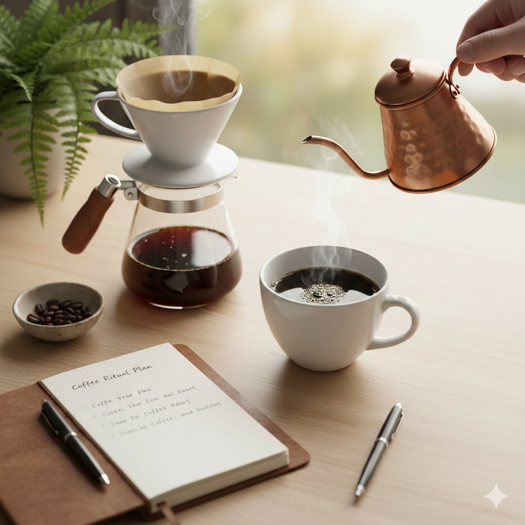 Coffee ritual for entrepreurs